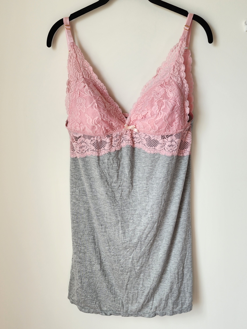 Lace-Trim Chemise